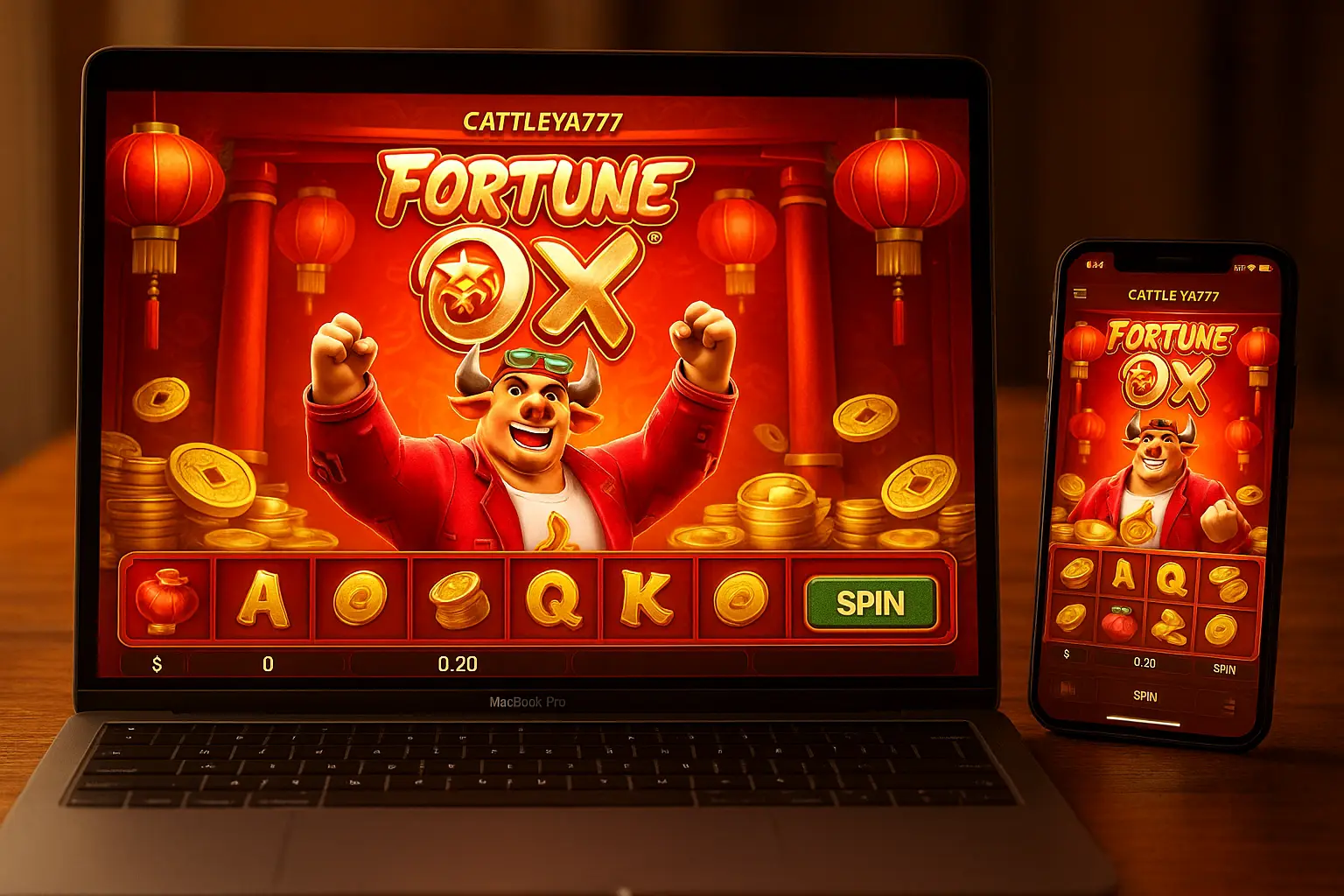 Fortune Ox no CATTLEYA777 - Aposte Agora e Reivindique Seus Ganhos