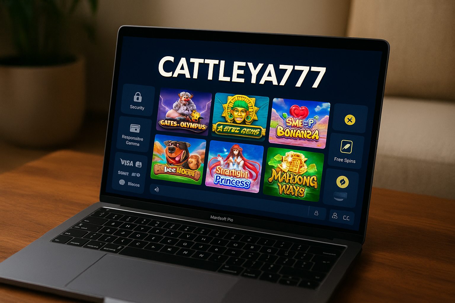 Jogos de Slot no Casino Online CATTLEYA777