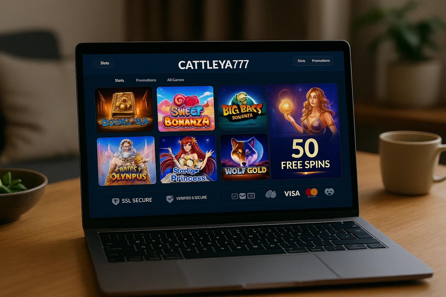 Explore o mundo das slot machines no CATTLEYA777 Casino